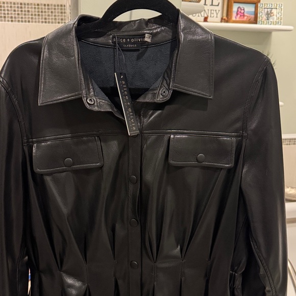 Alice+Olivia malice shirt dress NWT - Picture 5 of 7